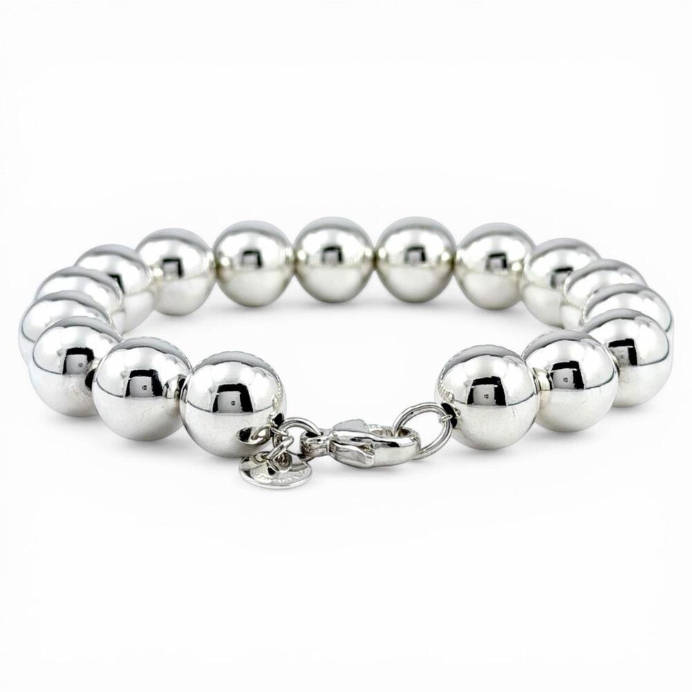 TIFFANY&Co. Tiffany HardWear Ball Bracelet, 925 Sterling Silver, Chain, Weigh... - Picture 4 of 8